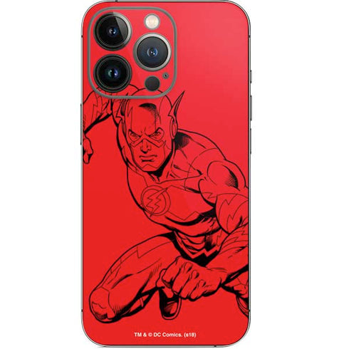 DC Comics The Flash Comic Pop iPhone 14 Pro Skin