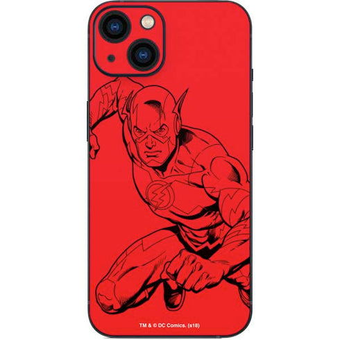 DC Comics The Flash Comic Pop iPhone 14 Skin