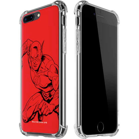 DC Comics The Flash Comic Pop iPhone 7/8 Plus Clear Case