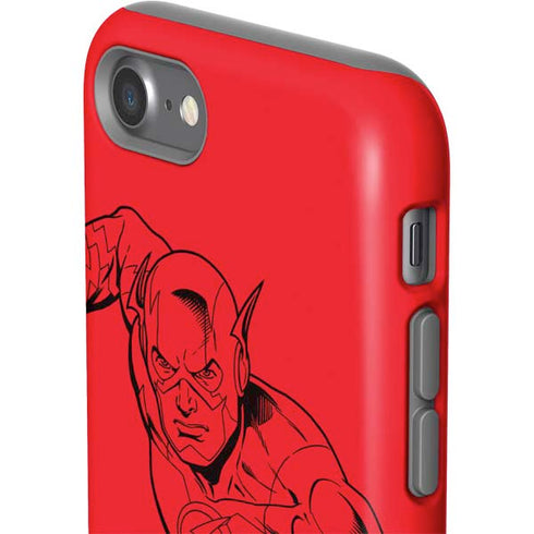 DC Comics The Flash Comic Pop iPhone SE (2nd & 3rd Gen) Pro Case