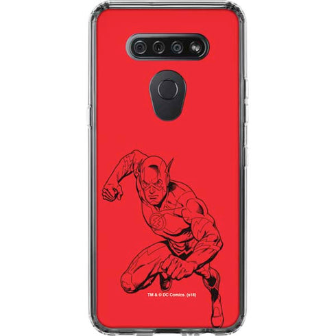 DC Comics The Flash Comic Pop LG K51/Q51 Clear Case