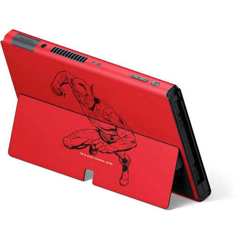 DC Comics The Flash Comic Pop Nintendo Switch OLED (2021) Skin