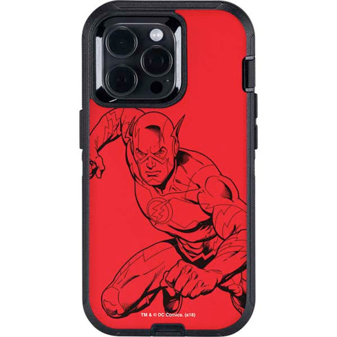 DC Comics The Flash Comic Pop Otterbox Defender iPhone Skin