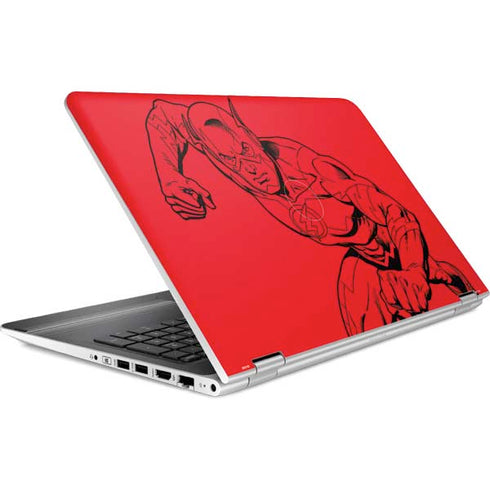 DC Comics The Flash Comic Pop HP Pavilion Skin