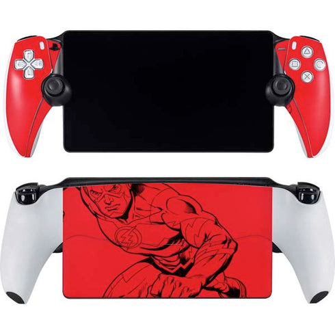 DC Comics The Flash Comic Pop PlayStation Portal Remote Player Skin