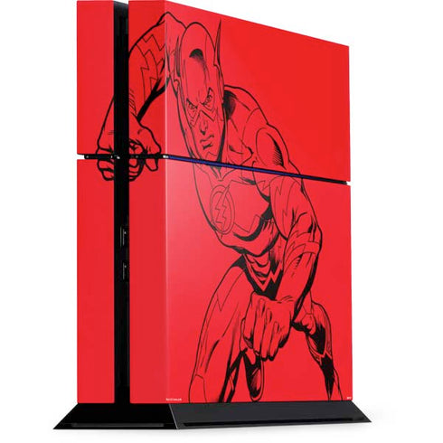 DC Comics The Flash Comic Pop PS4 Console Skin