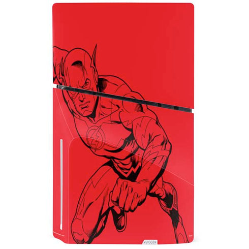 DC Comics The Flash Comic Pop PS5 Slim Disk Bundle Skin
