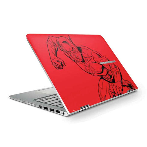 DC Comics The Flash Comic Pop HP Spectre Skin