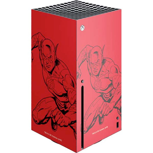 DC Comics The Flash Comic Pop Xbox Series X Console Skin