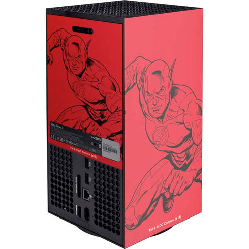 DC Comics The Flash Comic Pop Xbox Series X Console Skin