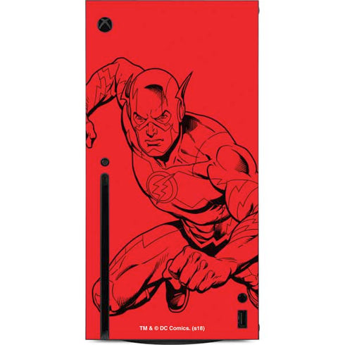DC Comics The Flash Comic Pop Xbox Series X Console Skin