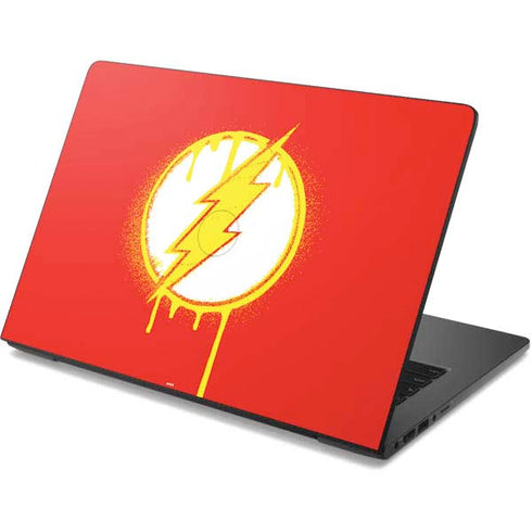 DC Comics The Flash Emblem Drip Dell Chromebook Skin