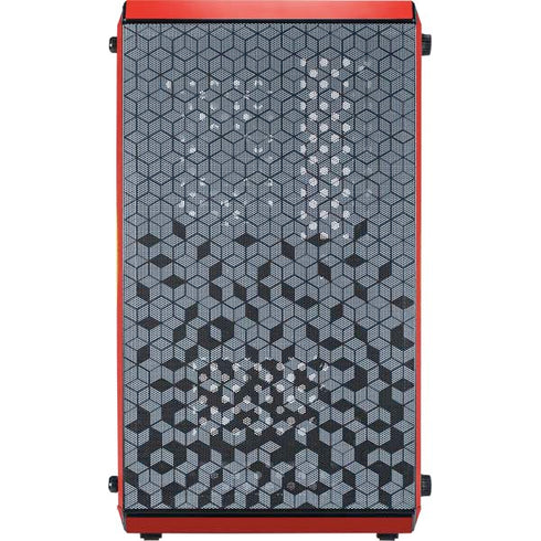 DC Comics The Flash Emblem Drip Cooler Master MasterBox Q300L Mini Tower Skin