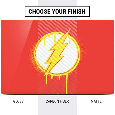 DC Comics The Flash Emblem Drip Dell Vostro Skin