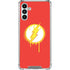 DC Comics The Flash Emblem Drip Galaxy A13 5G Clear Case