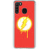 DC Comics The Flash Emblem Drip Galaxy A21 Clear Case