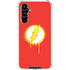 DC Comics The Flash Emblem Drip Galaxy A54 5G Clear Case
