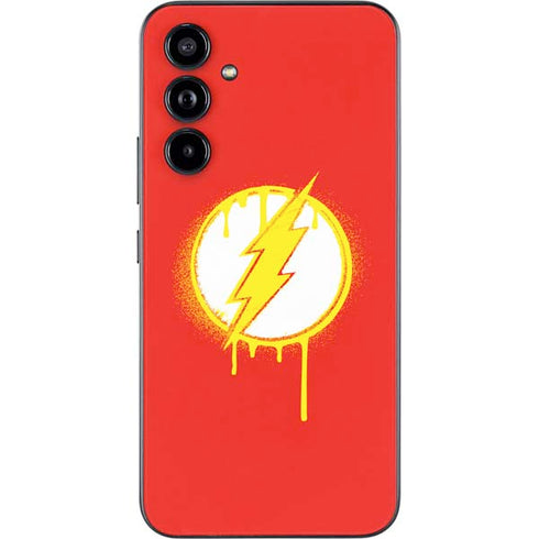 DC Comics The Flash Emblem Drip Galaxy A54 5G Skin