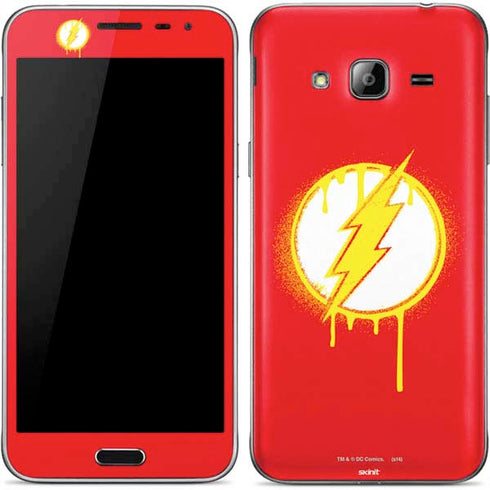 DC Comics The Flash Emblem Drip Galaxy J3 Skin