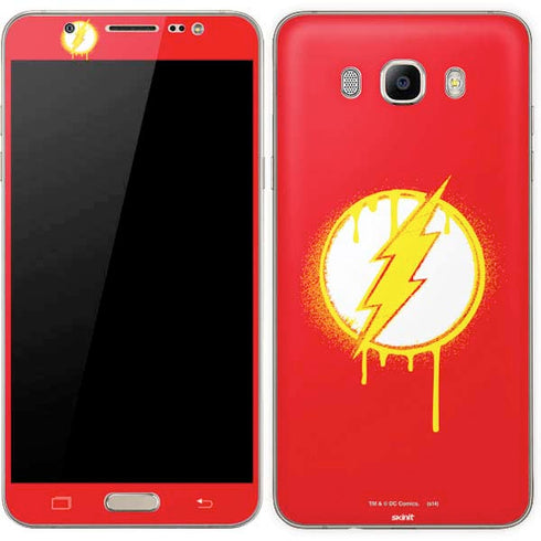 DC Comics The Flash Emblem Drip Galaxy J7 Skin