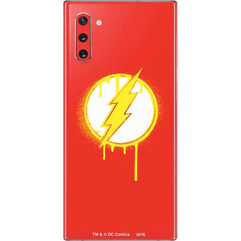 DC Comics The Flash Emblem Drip Galaxy Note 10 Skin