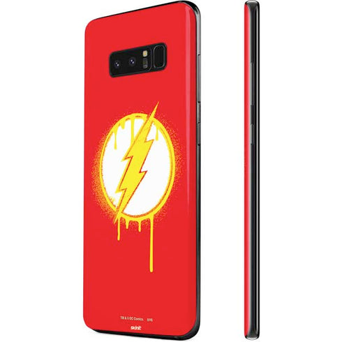 DC Comics The Flash Emblem Drip Galaxy Note 8 Skin