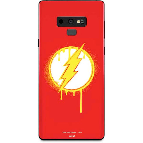 DC Comics The Flash Emblem Drip Galaxy Note 9 Skin