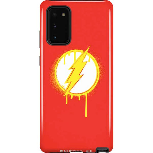 DC Comics The Flash Emblem Drip Galaxy Note20 5G Pro Case