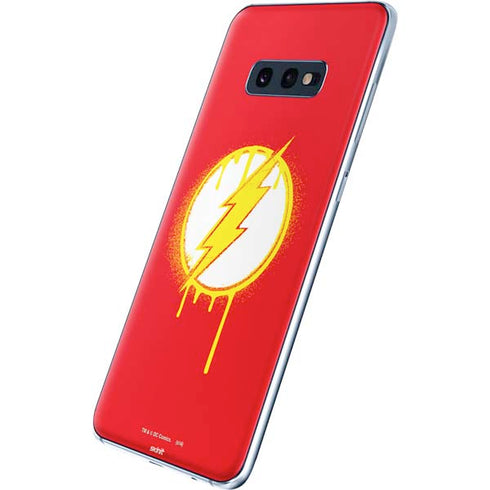 DC Comics The Flash Emblem Drip Galaxy S10e Skin