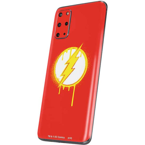 DC Comics The Flash Emblem Drip Galaxy S20 Plus Skin