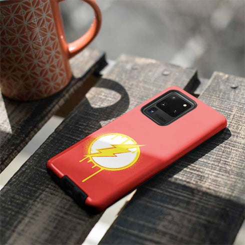 DC Comics The Flash Emblem Drip Galaxy S20 Ultra 5G Pro Case