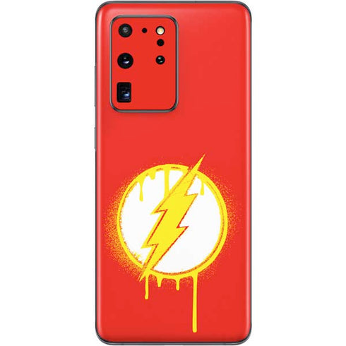 DC Comics The Flash Emblem Drip Galaxy S20 Ultra 5G Skin