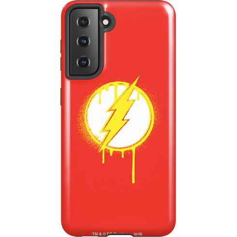 DC Comics The Flash Emblem Drip Galaxy S21 5G Pro Case
