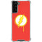 DC Comics The Flash Emblem Drip Galaxy S21 FE Clear Case