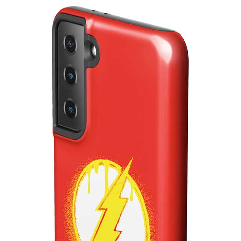 DC Comics The Flash Emblem Drip Galaxy S21 FE Pro Case