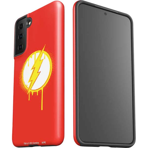 DC Comics The Flash Emblem Drip Galaxy S21 Plus 5G Pro Case