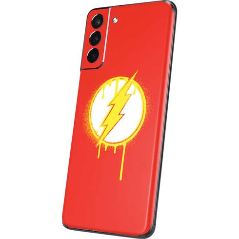 DC Comics The Flash Emblem Drip Galaxy S21 Plus 5G Skin