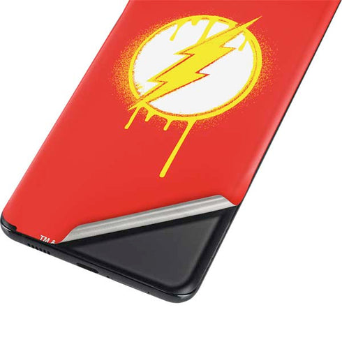 DC Comics The Flash Emblem Drip Galaxy S21 Ultra 5G Skin