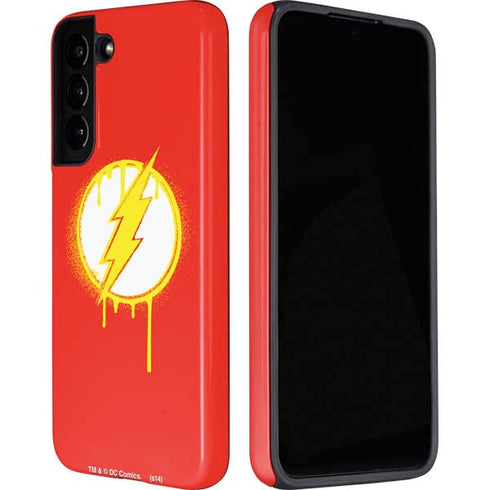 DC Comics The Flash Emblem Drip Galaxy S22 Plus Pro Case