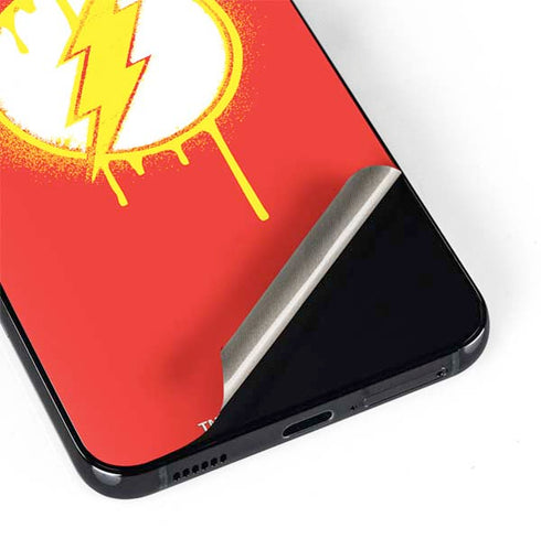 DC Comics The Flash Emblem Drip Galaxy S22 Plus Skin