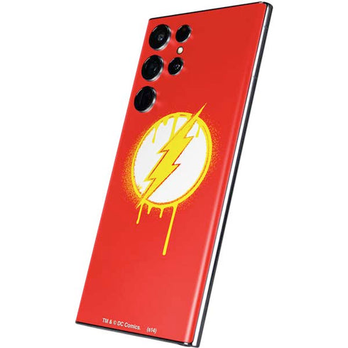 DC Comics The Flash Emblem Drip Galaxy S22 Ultra Skin