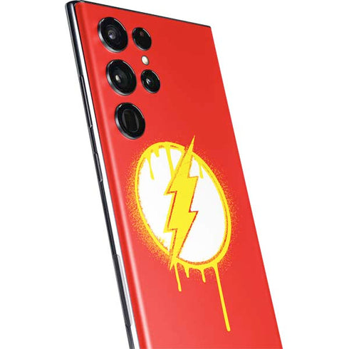 DC Comics The Flash Emblem Drip Galaxy S22 Ultra Skin