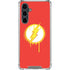 DC Comics The Flash Emblem Drip Galaxy S23 FE Clear Case