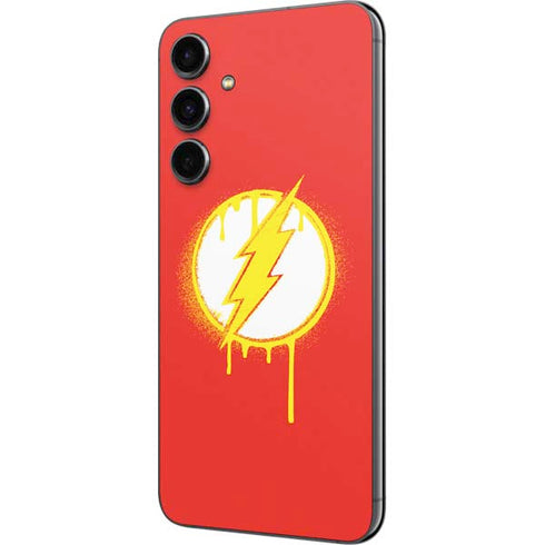 DC Comics The Flash Emblem Drip Galaxy S23 FE Skin