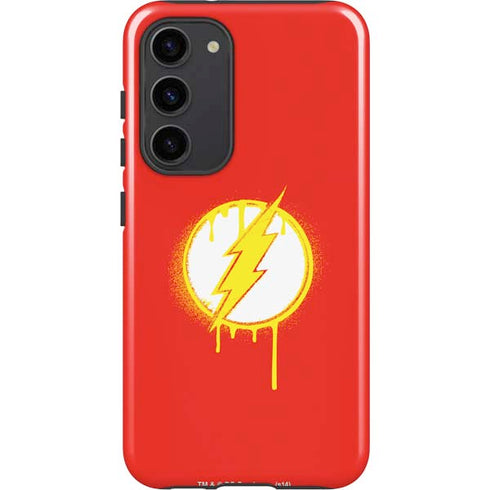 DC Comics The Flash Emblem Drip Galaxy S23 Plus Pro Case