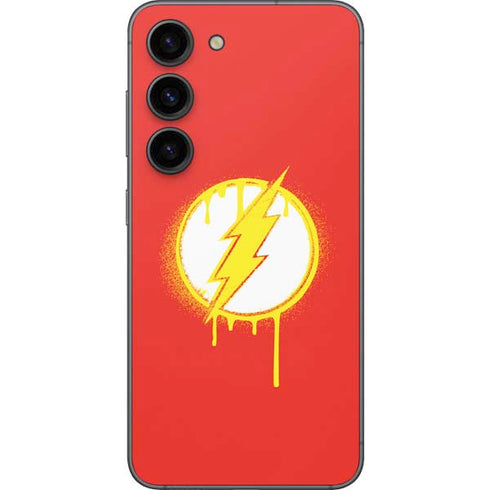 DC Comics The Flash Emblem Drip Galaxy S23 Skin