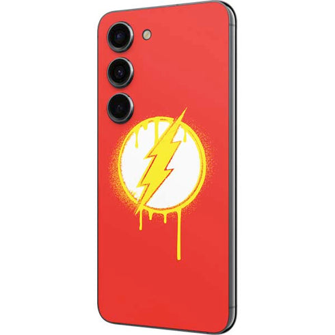 DC Comics The Flash Emblem Drip Galaxy S23 Skin