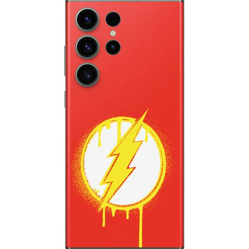 DC Comics The Flash Emblem Drip Galaxy S23 Ultra Skin