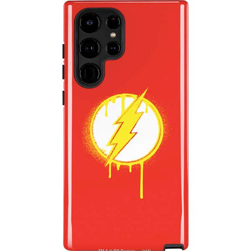 DC Comics The Flash Emblem Drip Galaxy S24 Ultra Impact Case