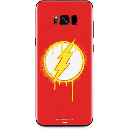 DC Comics The Flash Emblem Drip Galaxy S8 Plus Skin